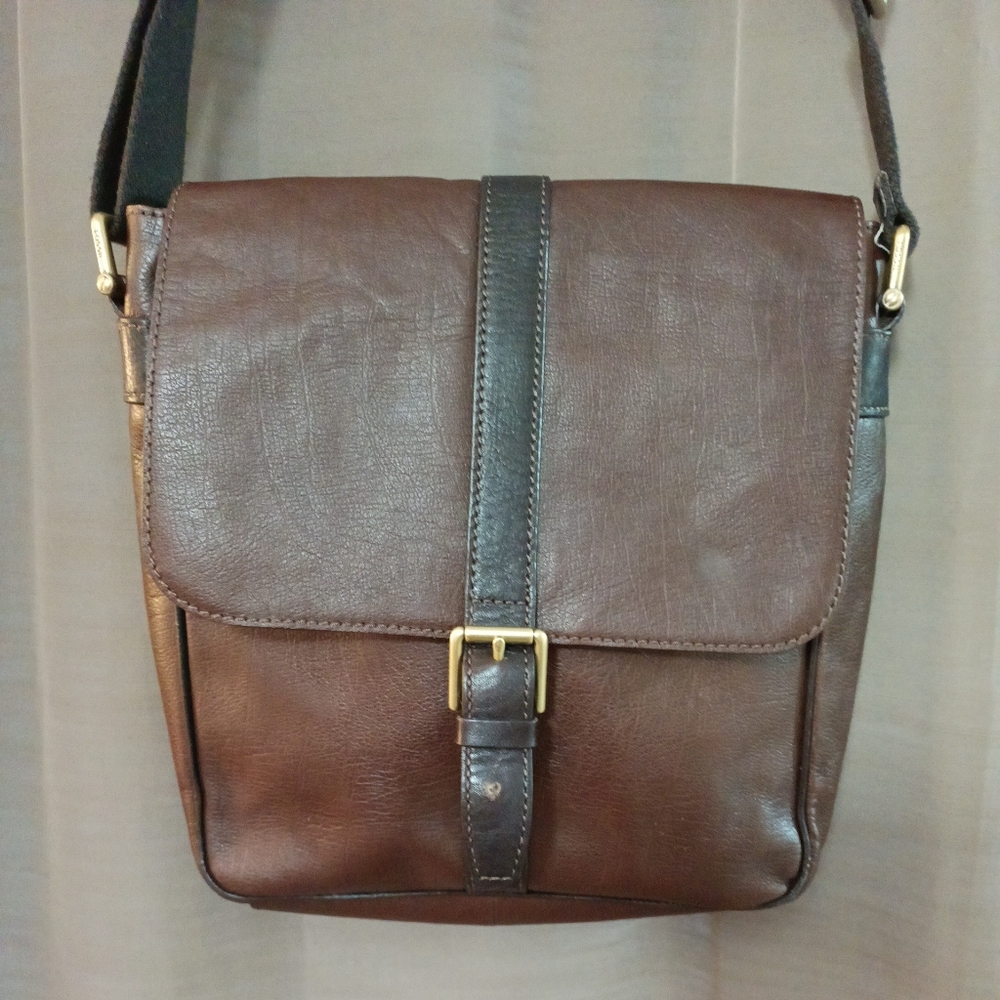 Fossil vintage Leather Crossbody Purse Medium - Picture 2 of 14
